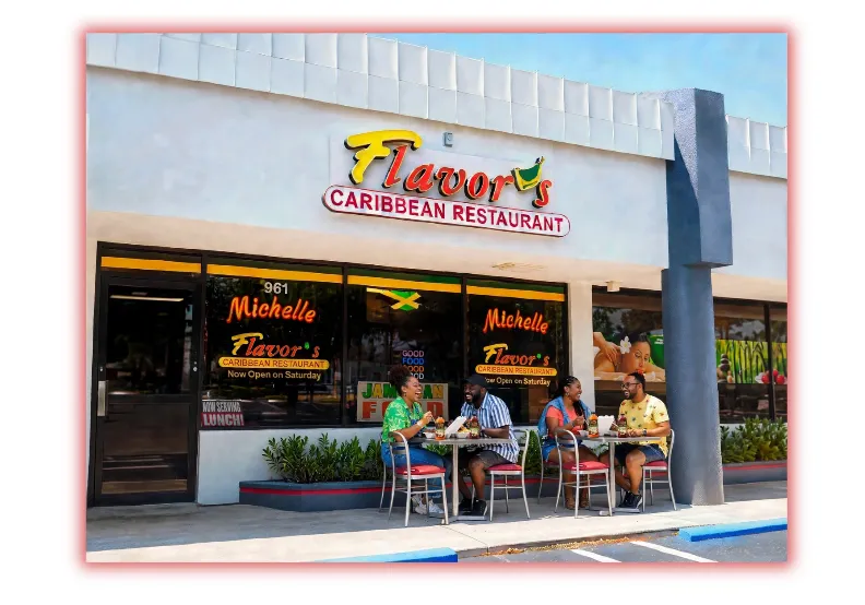 More information on the top-rated Caribbean place  - Michelle Flavor’s Caribbean Restaurant in Fort Lauderdale.