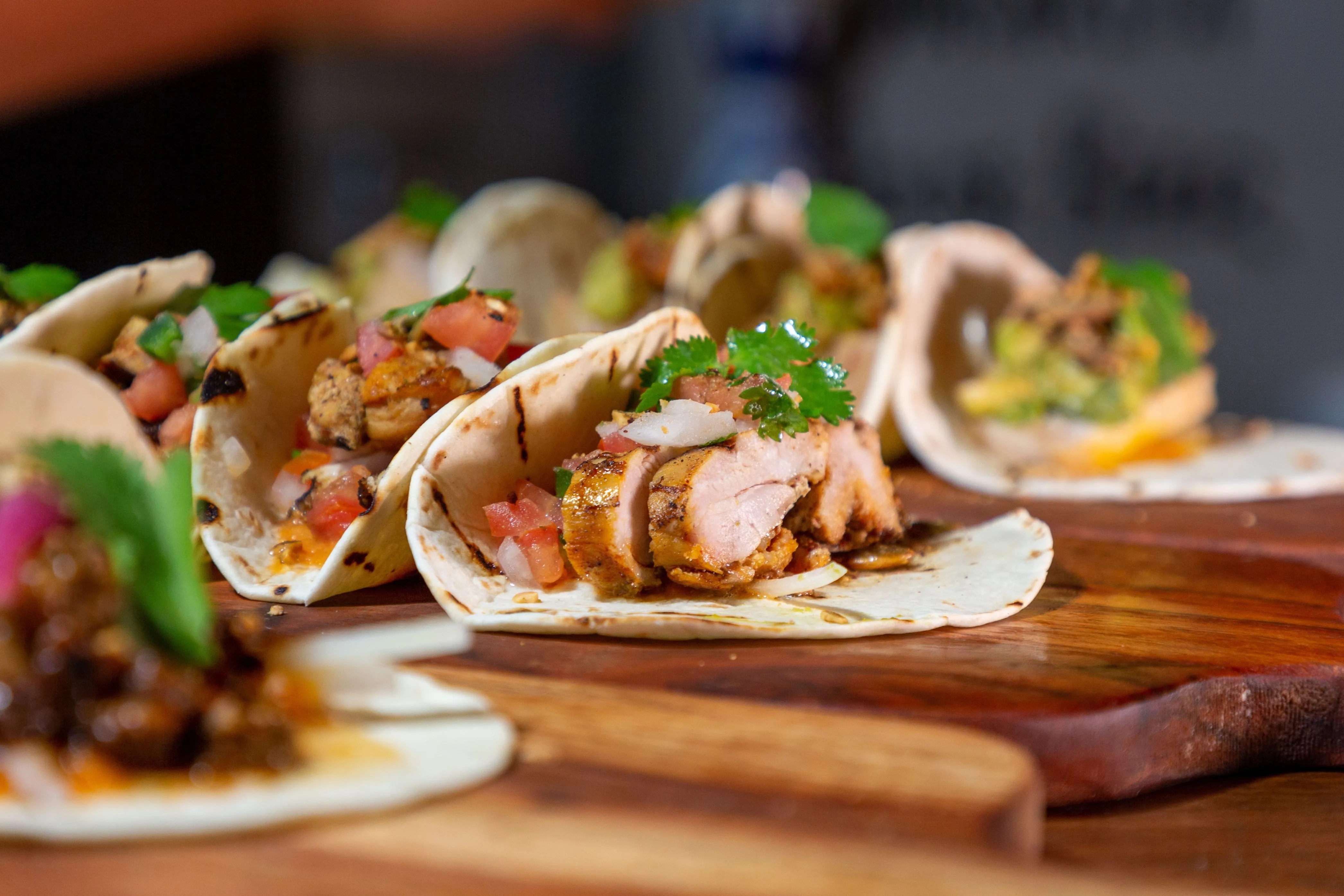 Interior and ambiance of La Perla Market cafe