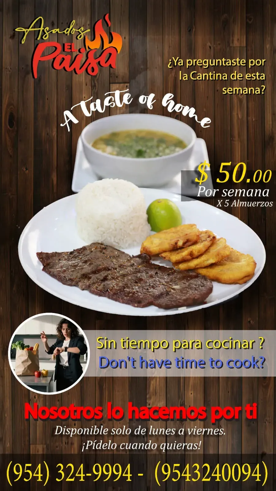 Special promotional offer for Asados El Paisa Broward