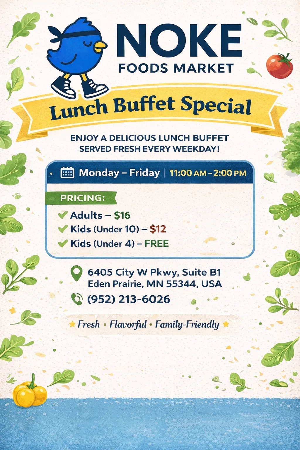Special promotion for authentic Chinese,Vietnamese from Noke Foods Market.