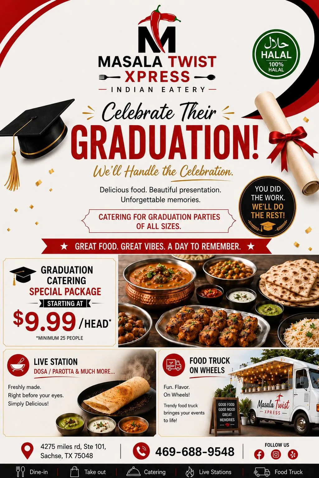 Special promotion for authentic Indian from Masala Twist Xpress - Sachse.