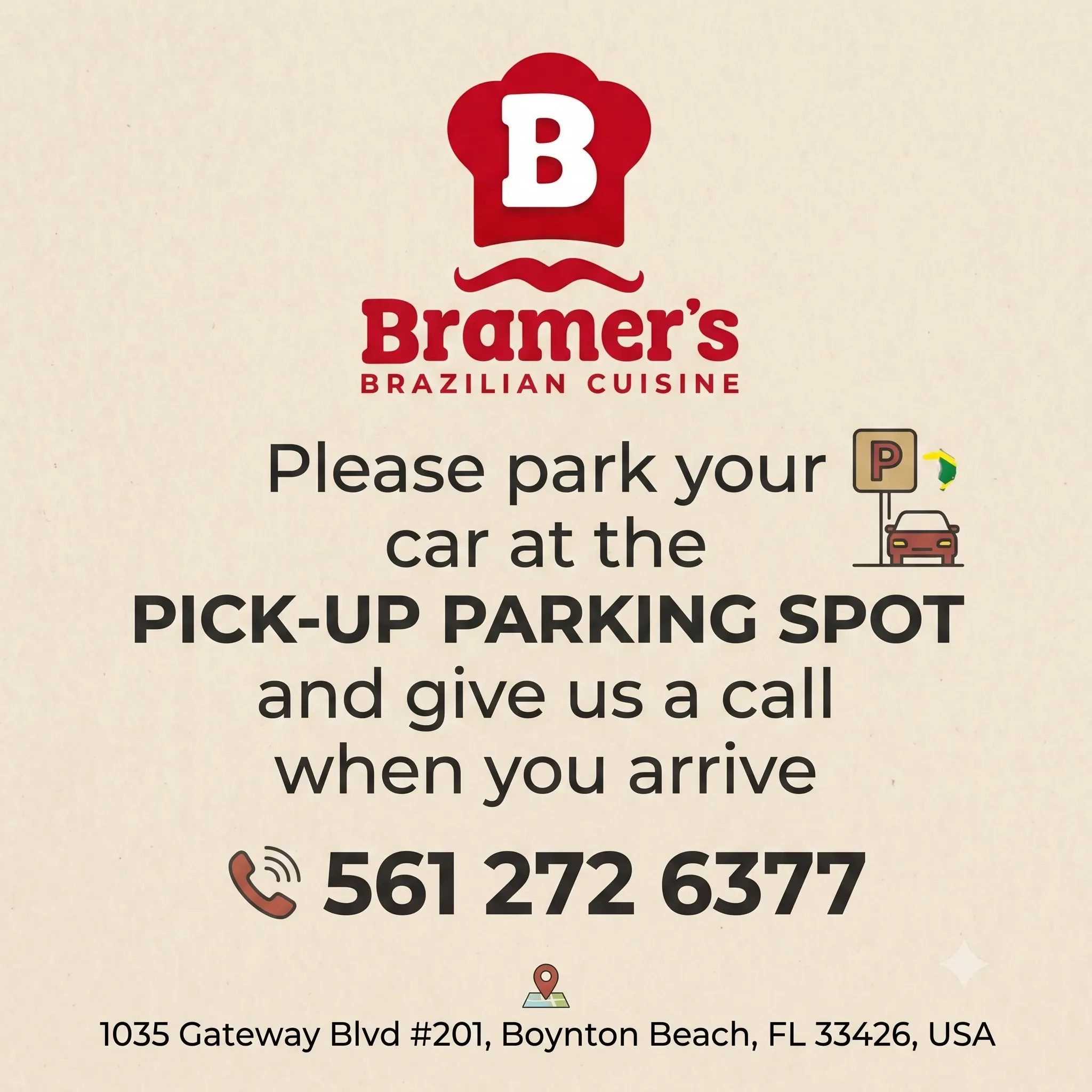 Special promotion for authentic Brazilian from Bramer's Brazilian Cuisine.