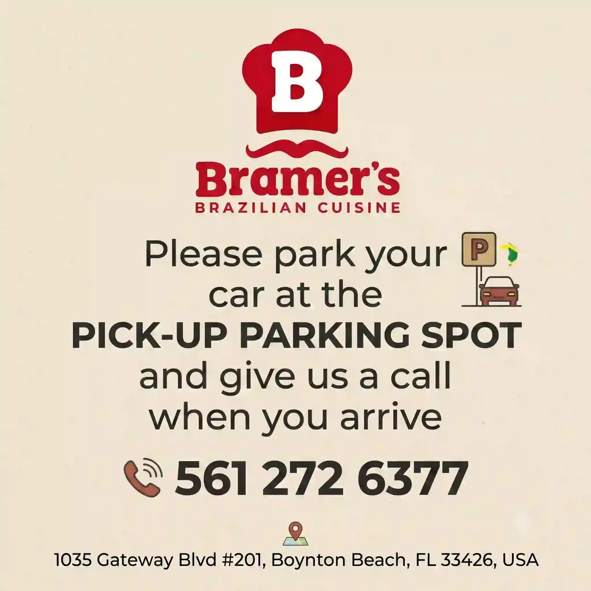 Special promotion for authentic Brazilian from Bramer's Brazilian Cuisine.
