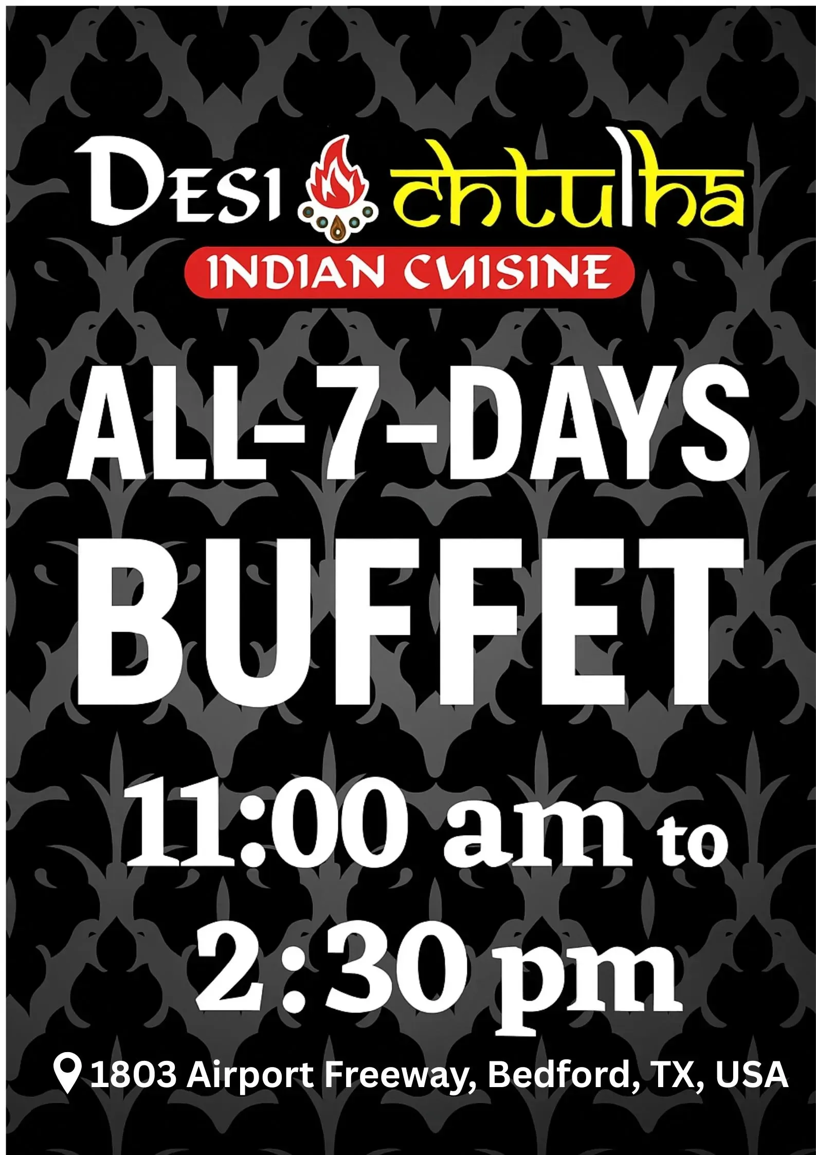 Special promotion for authentic Indian from Desi Chulha Indian Cuisine.